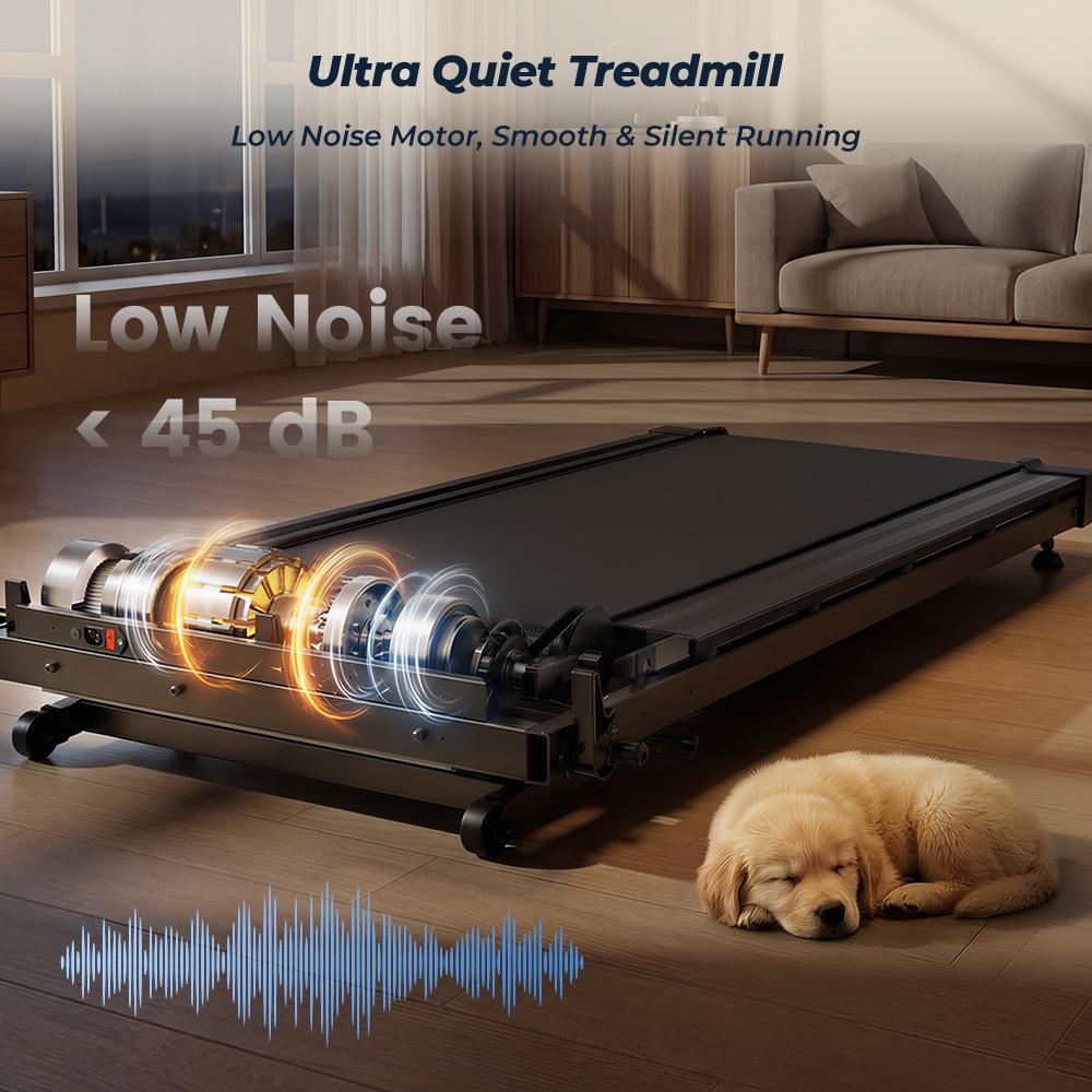 Walking Pad FT54 3 HP Peak Motor Power 1–14 km/h Speed 0–15 Levels Incline with App Compatibility