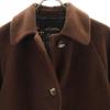 Herno Płaszcz ze stójką ze stali nierdzewnej z mieszanki kaszmiru Wyprodukowano we Włoszech 42 Brązowy Kobiety Używany