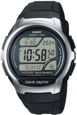 Relógio Casio Wave Ceptor Preto Rádio-Controlado WV-58R-1AJF Masculino