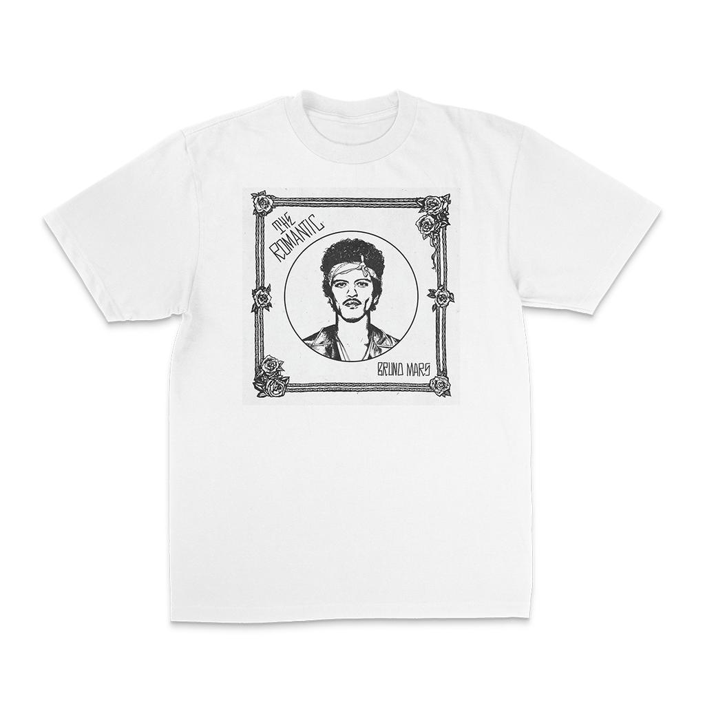 Romantic Tshirt White Bruno Mars Summer 26 Mens Womens Luxury Fashion Pure Cotton Oversized Tshirt Street Wear Y2K