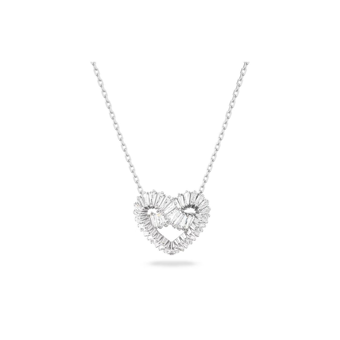 Swarovski Matrix Tennis Mixed Cut Heart Pendant Necklace Women necklace 5647924 Box (Random Color)