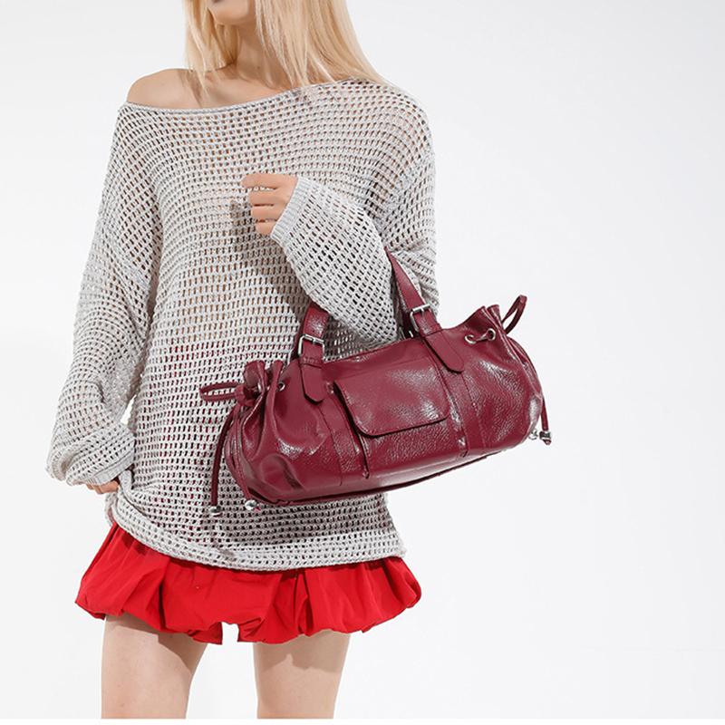 Design PU-Leder Kissen Handtaschen für Damen Neue Mode Einfacher Trend Damen Schulter Crossbody Tasche CLE