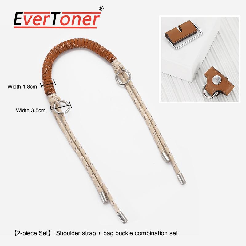 EverToner Fashion Handmade Woven Handbags Strap for H lunch box bag modified buckle/inner liner Universal Bag Parts Accessories