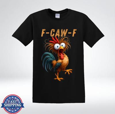 Lustiges Huhn F-CAW-F Sarkastischer Tierhumor Meme T-Shirt