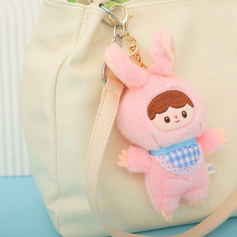 Bubble Fun Mary Cartoon Plush Doll Keychain Perfect Gift Choice In Soft Colors Styles And