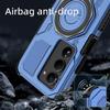 KEYSION Shockproof Magnetic Case for Xiaomi POCO M8s 5G Upright Live Metal Ring Stand Phone Back Cover for POCO M8s 5G