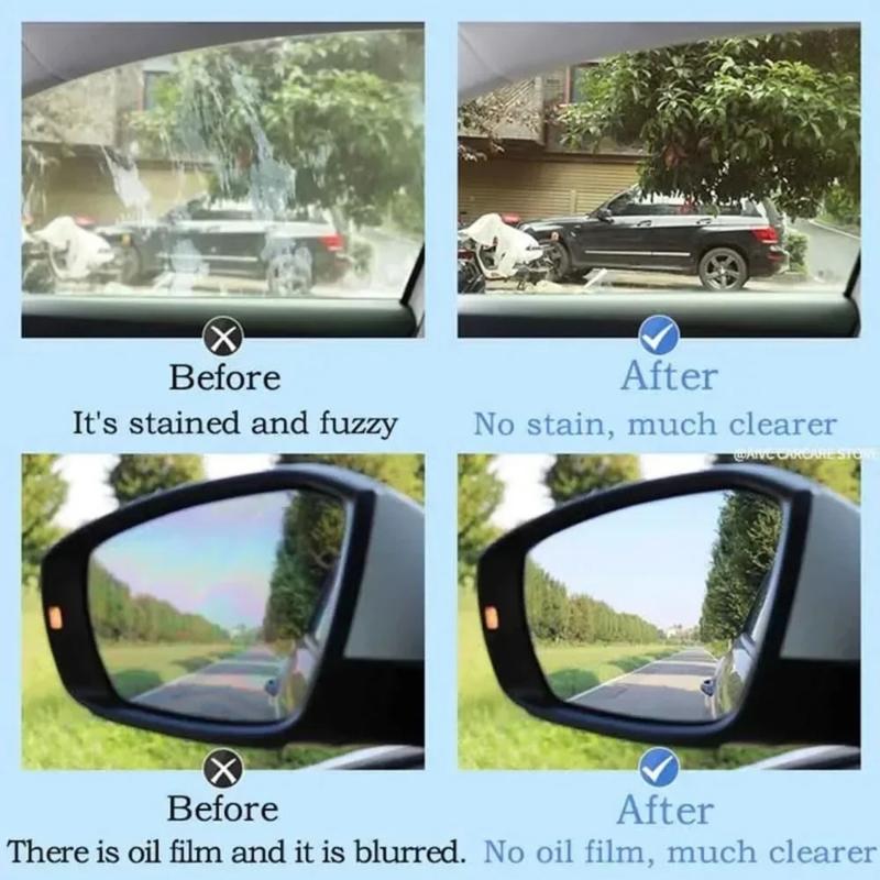 Car Glass Oil Film Remover Glass Cleaning Paste Hydrophobic Glass Coating for Windshield Clear Window