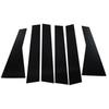 6PCS For Kia Forte Sedan 2019-2023 Black Door Window Pillar Post Cover Trim Set