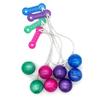 6Pcs Funny Collision Ball Toy Random Color Children's Park Balls Fidget Clack Balls  Outdoor Games