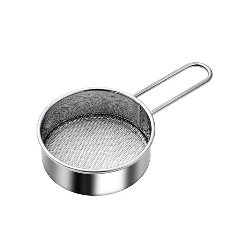 

[Stainless Steel | Mini] Stainless Steel | Mini Flour Screen | 40 Mesh Sugar Powder Screen Cocoa Spreader Baking Household