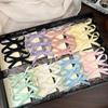 3pcs/set Girls' Sweet Bowknot Hair Clips Baby Lovely Hairpins Ribbon Bow Headwear Sweet Cute Grab Clips Barrettes