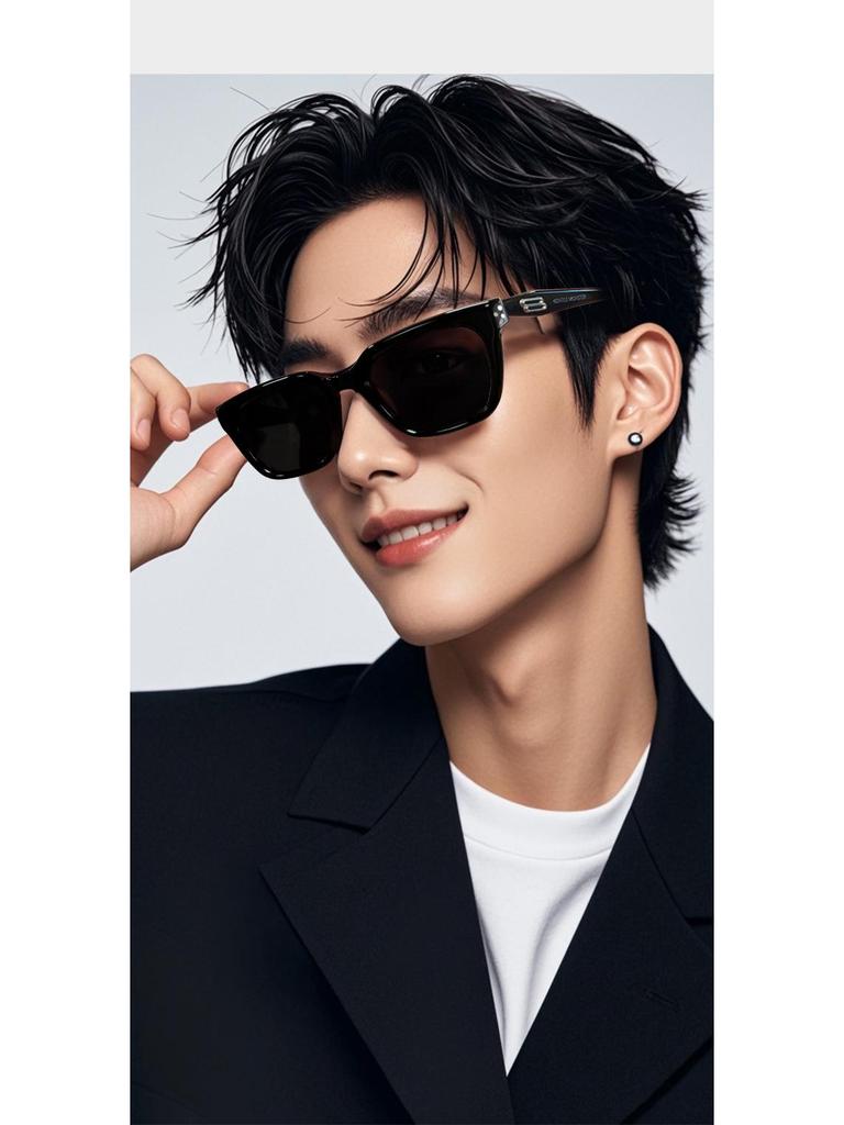 2024 GM Sunglasses: High-End Unisex Square Acetate, Anti-UV Fashion