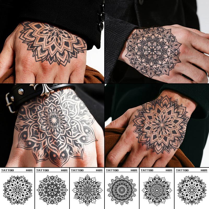 Cross-Border Fashion Herbal Tattoo Sticker - Waterproof, Long-lasting, Cool Designs for Hand and Shoulder