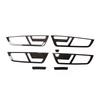 Für Mercedes Benz S-Klasse W221 2008-2012 ABS Kohlefaser-Optik Auto Innenraum Türgriff Rahmen Dekorationspanel Abdeckung
