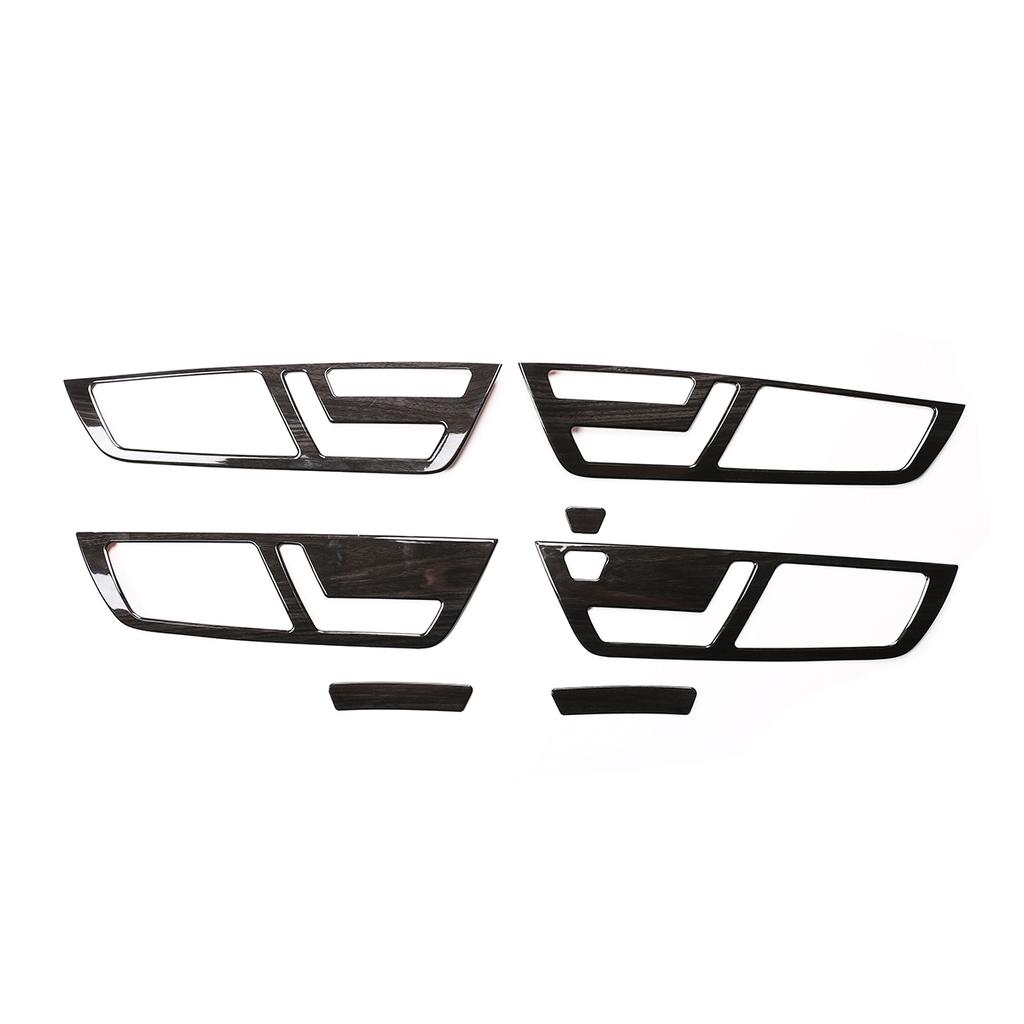 Für Mercedes Benz S-Klasse W221 2008-2012 ABS Kohlefaser-Optik Auto Innenraum Türgriff Rahmen Dekorationspanel Abdeckung