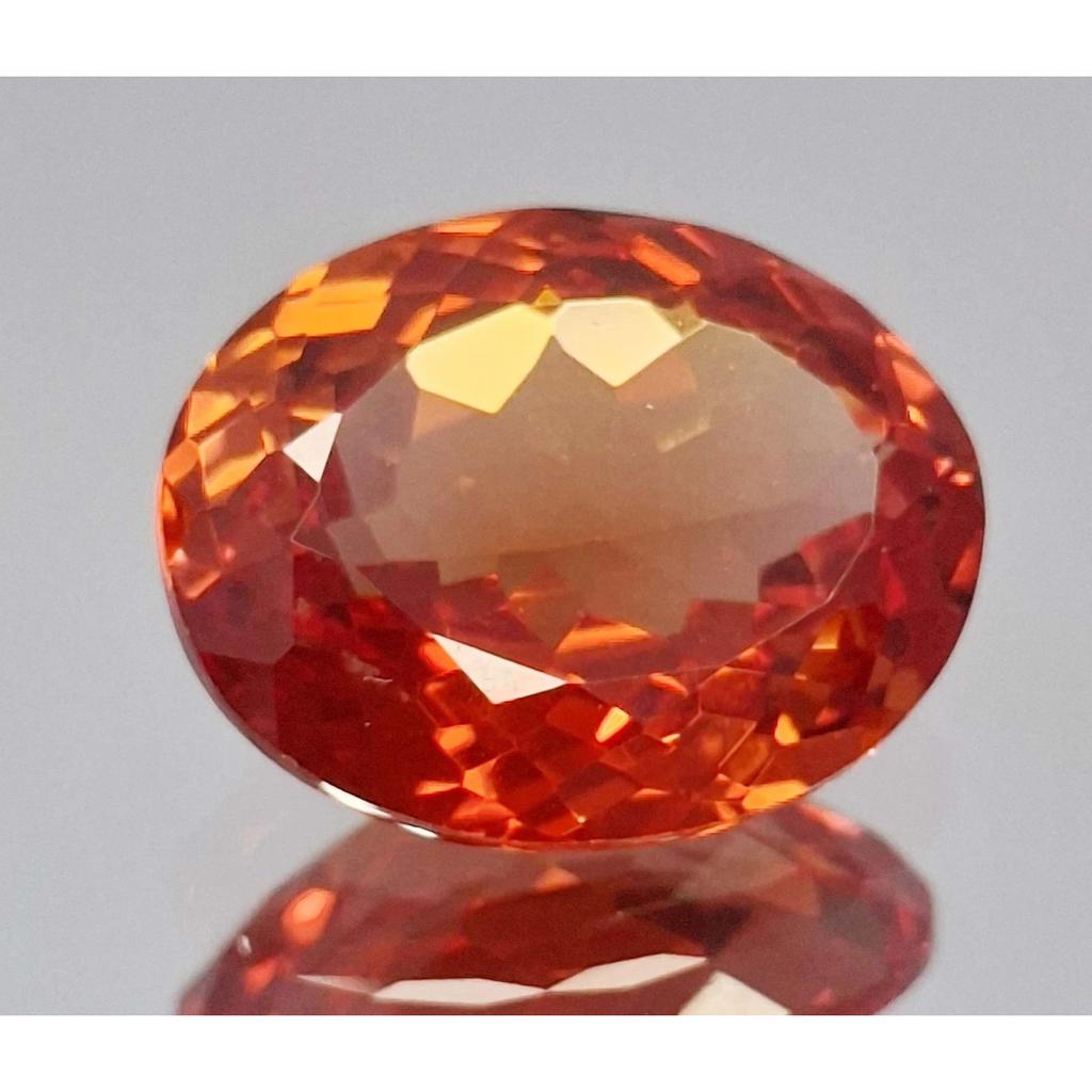 22-24 Ct Natural Mexican Fire Opal Oval Cut Stunning Certified Loose Gemstone