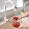 Kitchen Faucet Water Filter, Universal Anti Splash Tap Attachment with Multi Layer Filtration, Portable Home Water Purifier