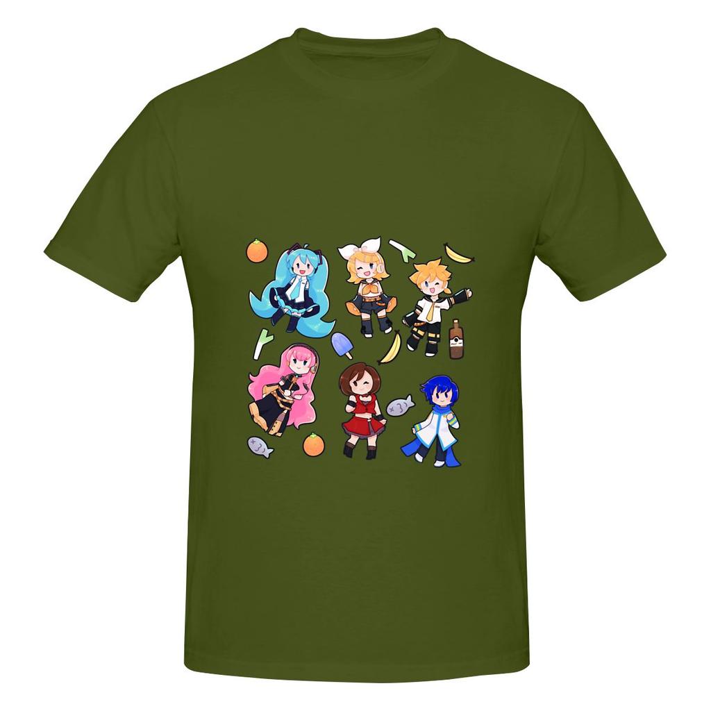 Vocaloid Chibi Chaos Wrinkleresistant Tshirtkoreanstyle Vibe Home Comfort Tees