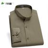 Shanshan Men's Stand-Collar Long-Sleeve Shirt