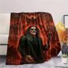 1Pc Ozzy Osbourne Print Flannel Blanket, High quality Comfortable for All Seasons, Home Decor, Warmth and Comfort, Perfect for Gifts