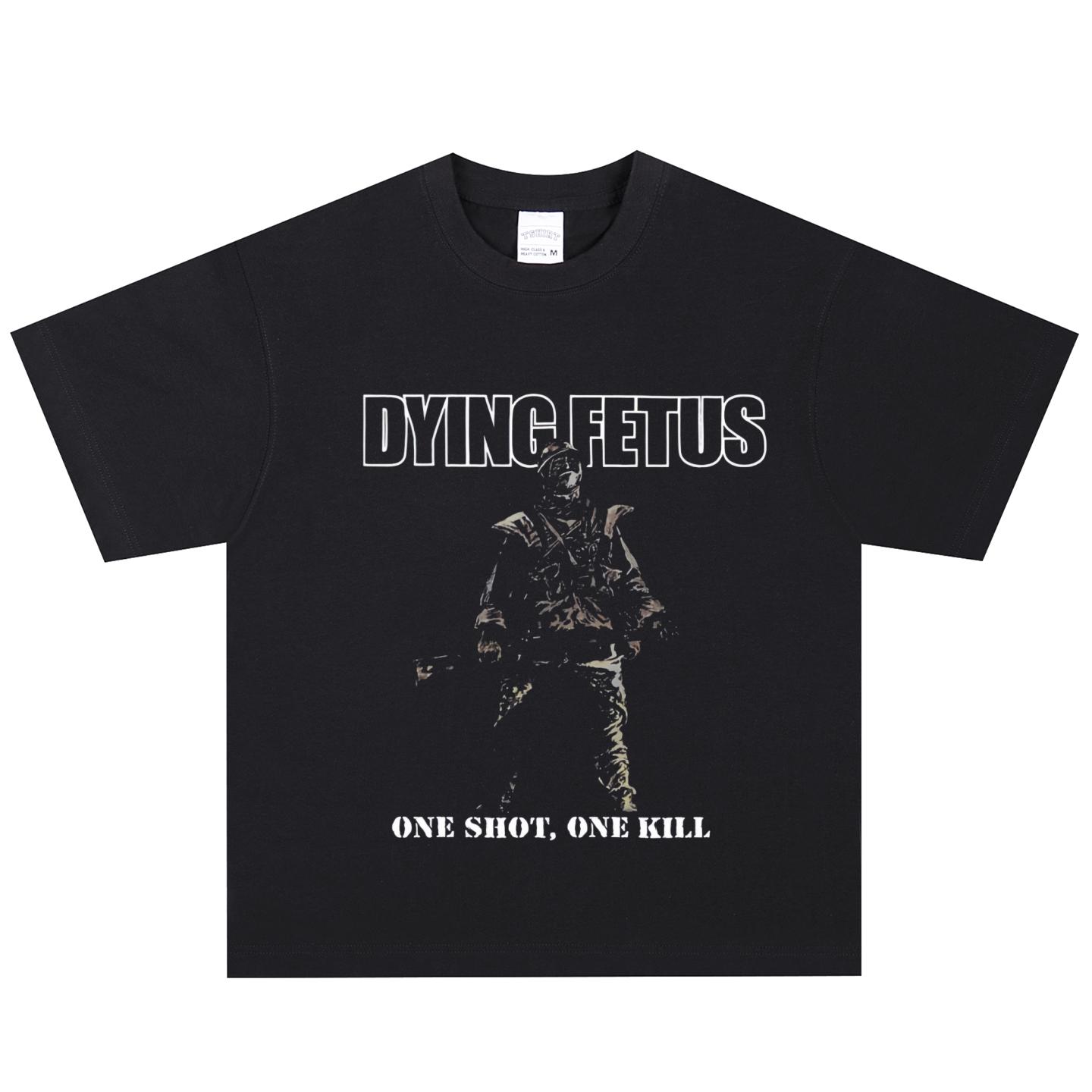 Dying Fetus T-Shirt, Soft Fabric Casual Daily Wear S
