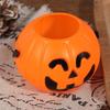 Halloween Party Props Plastic Pumpkin Bucket Decorate Halloween Decoration