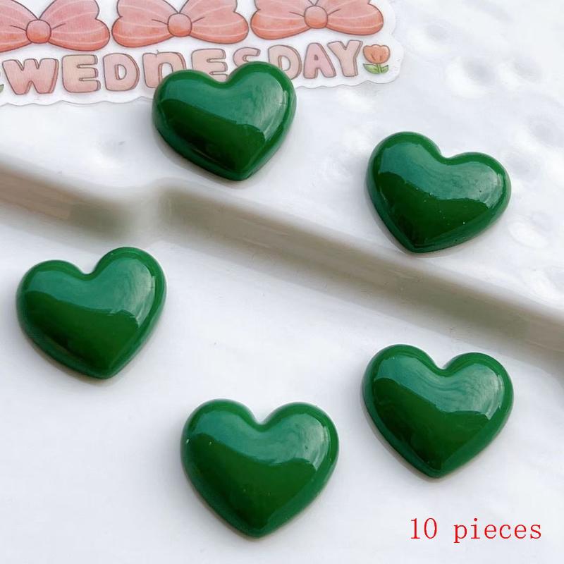 10Pcs Decorative Magnets Heart-Shaped Plastic Refrigerator Magnets For Kitchen Office Whiteboard Storage Cabinet & Dishwasher