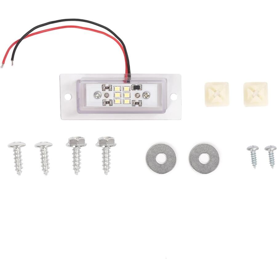 

Rear Bumper Roll Pan with Integrated LED License Plate Light for 19972004 Dodge Dakota Fleetside Trucks Durable Steel Construct United States