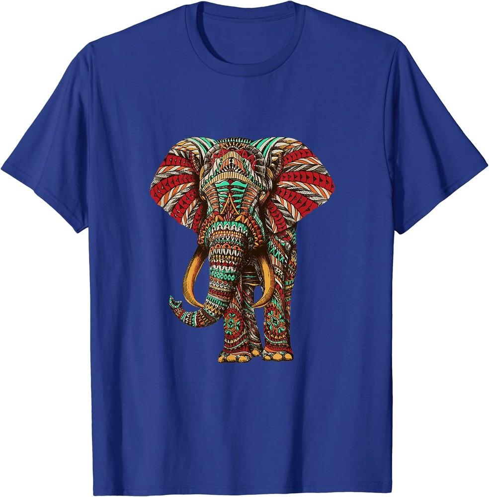 Henna Stylish Artistic Save The Elephants Wildlife TShirt Unisex T-Shirt L