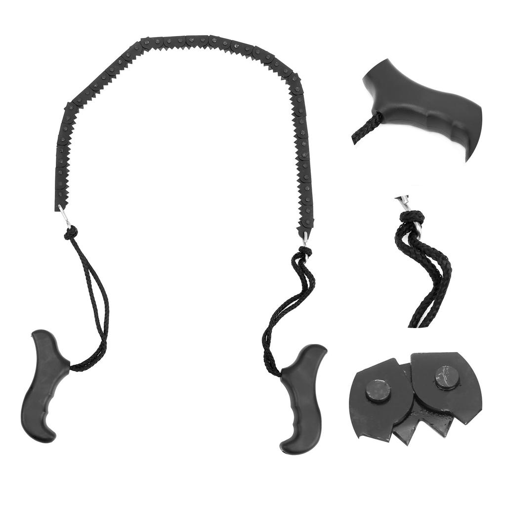 Outdoor Chainsaw Portable Hand Wire Pocket Ferromanganese Saw for Outdoor Camping Survival