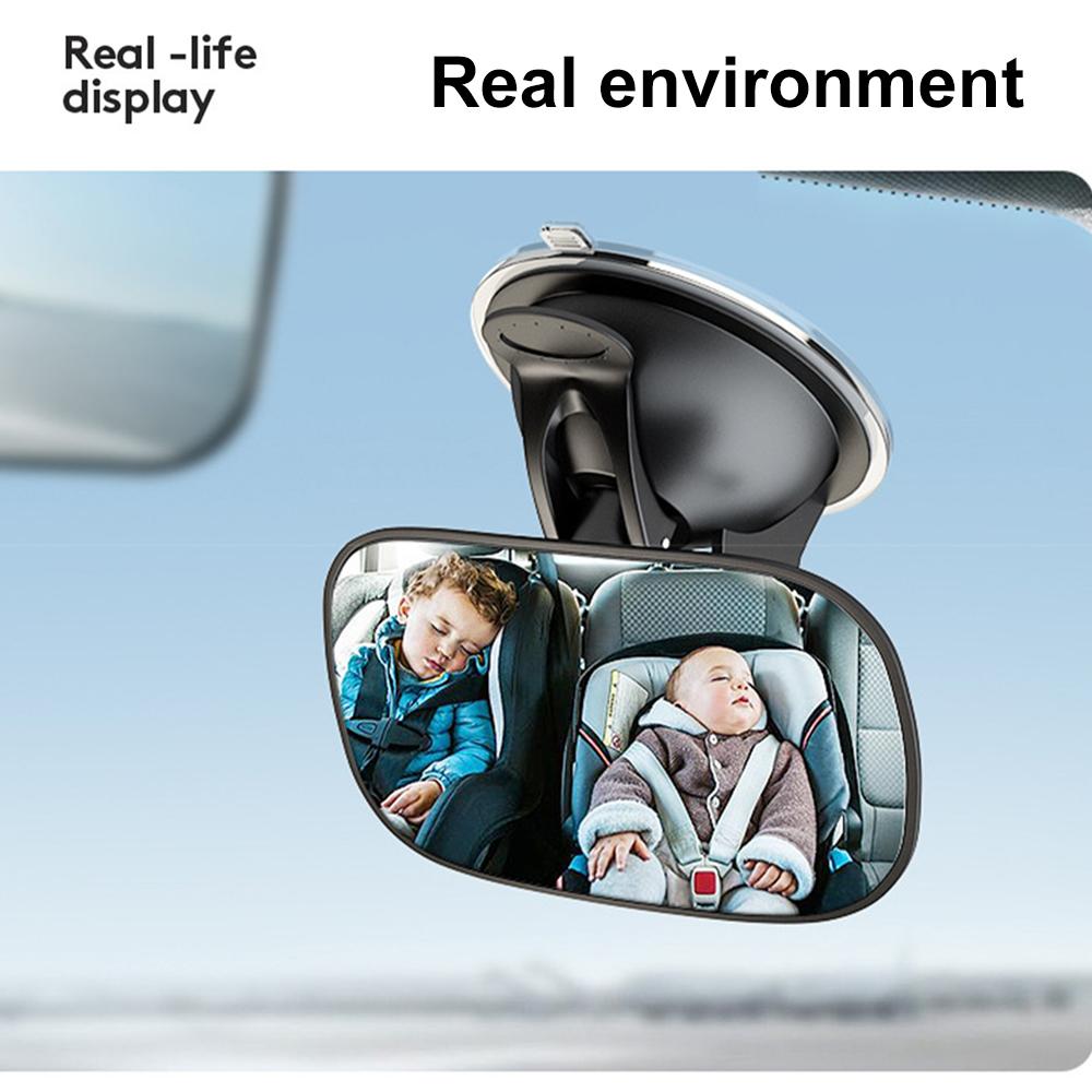 Araç Dikiz Aynası Geniş Görüş Güvenlik Aynası Araç Dikiz Aynası İç Dikiz Aynası 360° Döner Ayarlanabilir Vantuz