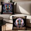 Fronha de Travesseiro Cartoon Cappuccino Assassino Almofadas de Escritório Adequadas Para Sofá Carro Quarto Capa de Almofada Decorativa