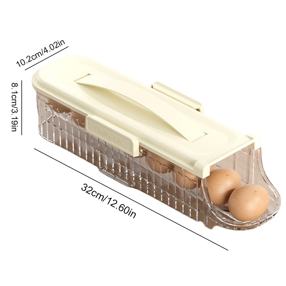 

1/2/3-слойный ящик для хранения яиц в холодильнике, автоматический держатель для яиц, подставка для холодильника, органайзер для яиц на кухне