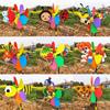 3D Bee Pinwheel: Seven-Color Cartoon Animal Toy with Tail for Kids' Outdoor Fun