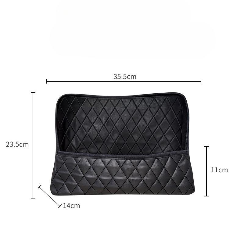 1pc Large Capacity Car Seat Back Organize- Storage Mesh Bag with Hanging Mount, Lightweight Auto Interior Accessory Organizer