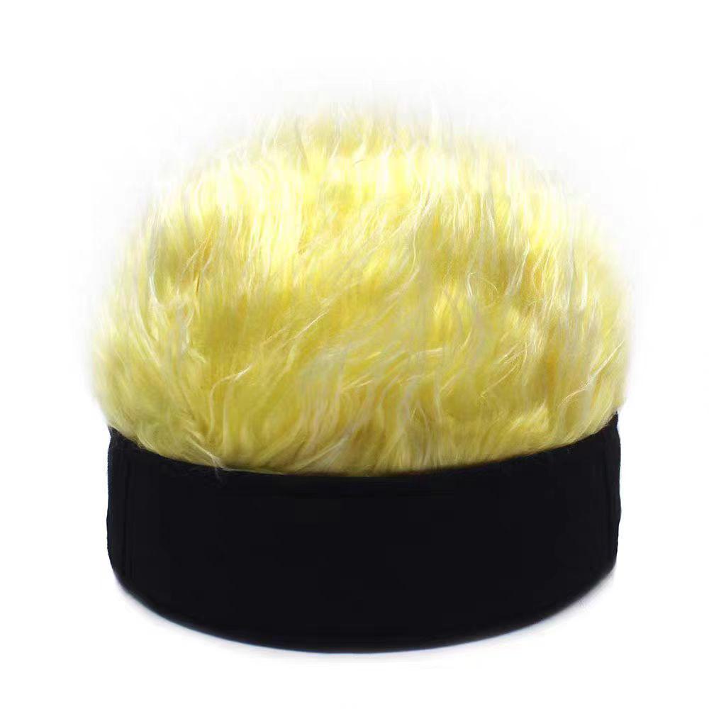 Men's Retro Brimless Knit Hat: Autumn & Winter Trendy Street Style