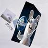 1pc Raving Rabbids Beach Towel with Custom Name, Beach/Swimming/Bath/Picnic/Camping Towel, Suitable for Seaside Beaches