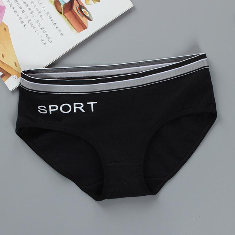 

Детское нижнее белье Трусики для девочек-подростков Хлопковые трусы Трусы для девочек из хлопка one size чёрный