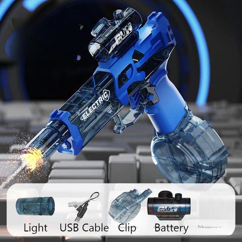 

Электрический водяной пистолет с классным светом, полностью автоматический пистолет-распылитель воды, летний спортивный игрушечный бассейн, водный пистолет, детские подарки