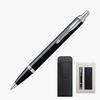 PARKER IM Ballpoint Black Medium with Pen Gift Box Genuine Imported 1975636 V1d Pen, CT, Nib, Oil-Based Ink, Case, Set, Product,