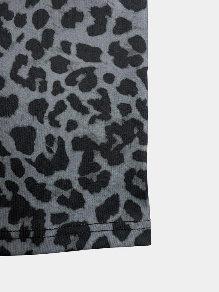 2026 Trendy Leopard Print Wide-Leg Pants: European & American Style, Spring/Summer, Korean-Inspired, Women's Casual Slimming Fit