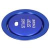 2pcs Engine Start Stop Button Trim Cover Aluminum Alloy Decoration for Car Interior