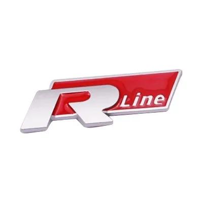 RUNTB1 2026 Hot VOLKSWAGEN Car Front Grille Bumper Body 3D Metal Decals R-Line Auto Logos Stickers For VW Polo Golf Passat Scirocco Tig