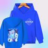 Moletom Divertido com Zíper Kpop Caçadores de Demônios Moletom Roupas Infantis Criança Menina Menino Moletom com Capuz e Zíper Bebê Top Casual