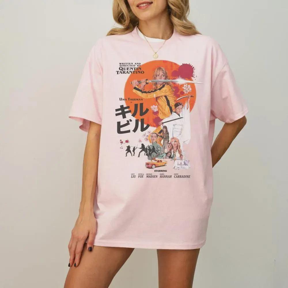 

Kill Bill Shirt Quentin Tarantino Shirt Uma ThurUnisex Lucy Liu Retro Movie Shirt Vintage Movie Shirt Kill Bill Tshirt Movie S