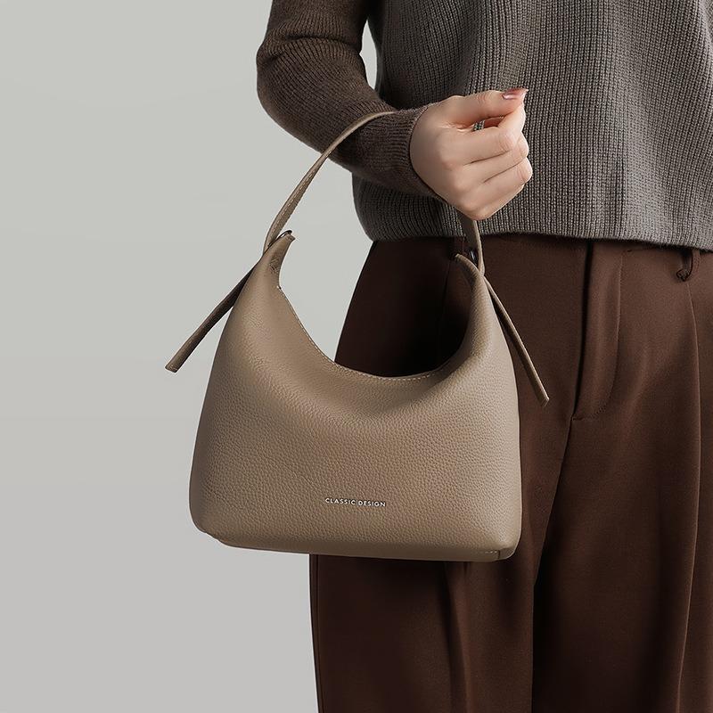 Bag women's new women's bag autumn and winter leather portable vegetable basket bag fashionable versatile shoulder messenger bag