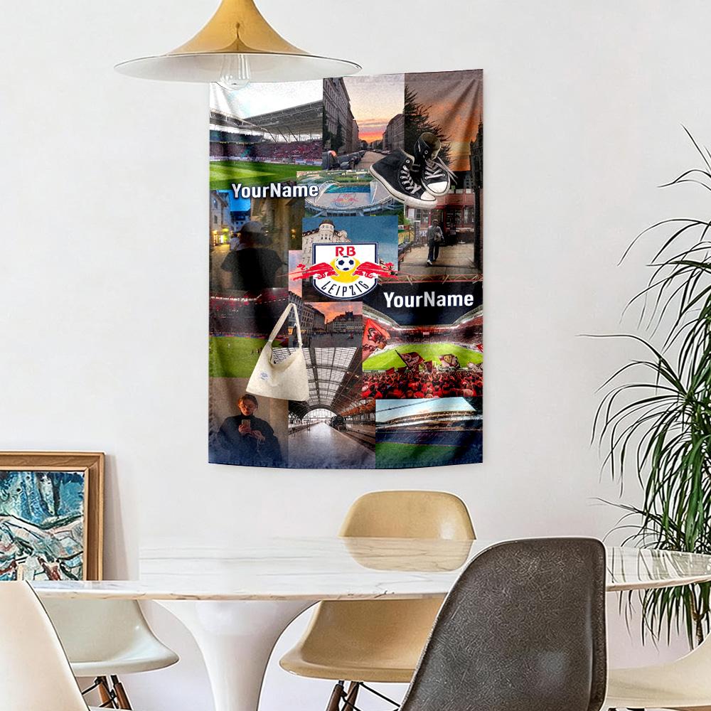 Rb Leipzig Custom Your Name Wall Decor Tapestry Art For Pet Memorial Birthdaywedding Party Backdrop Family Gift