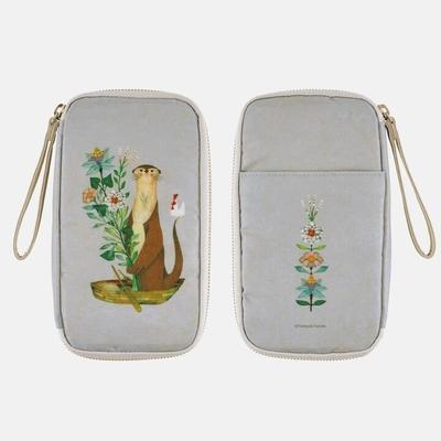 Hobonichi Small Drawer Pouch Delivering Flowers Toshiyuki Fukuda Japan