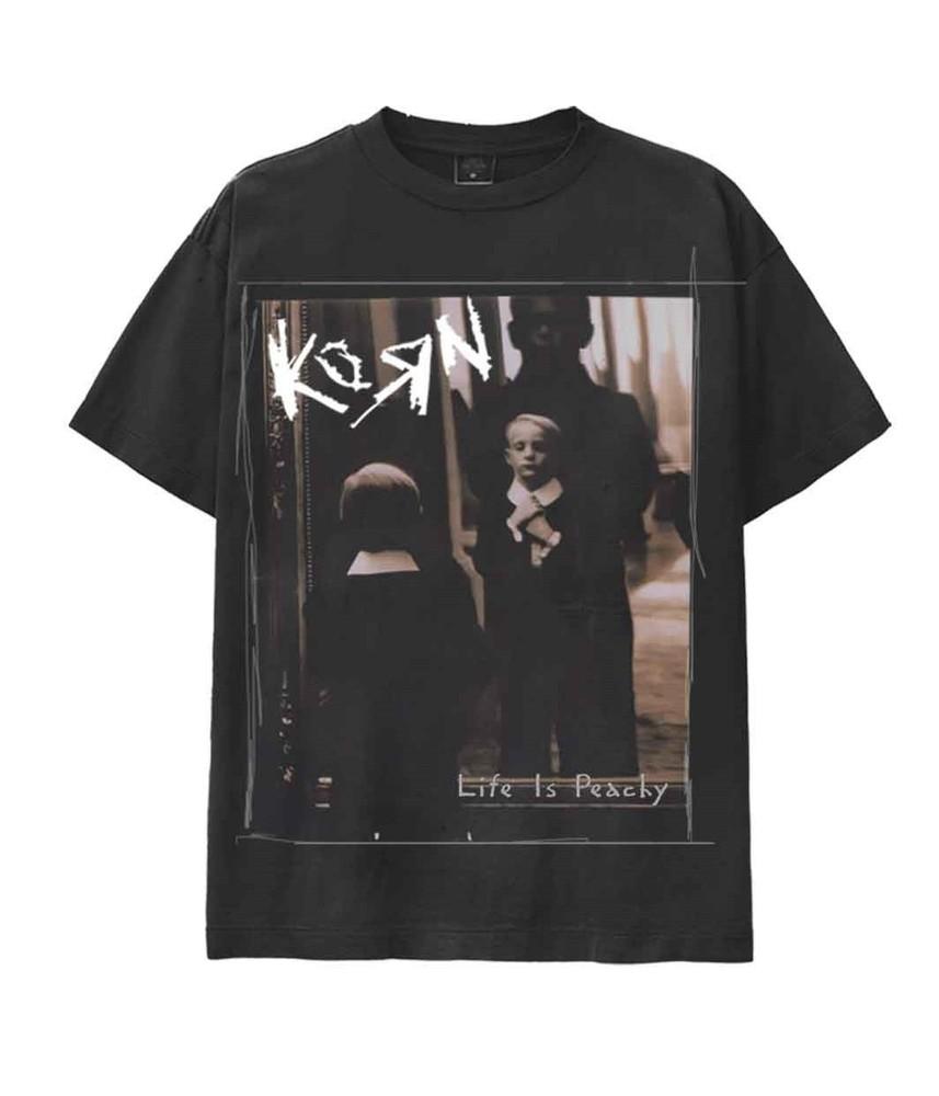 Оригинальная мужская футболка Korn Life Is Peachy S-2XL НОВАЯ Унисекс футболка M