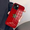 Marokko Flagge Handyhülle Für IPhone 17 Pro Max 15 Pro 16 14 Plus 12 13 Mini 11 Pro Stoßfeste Glasabdeckung